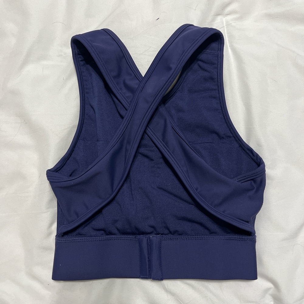 P’tula sports bra size XS with an open back